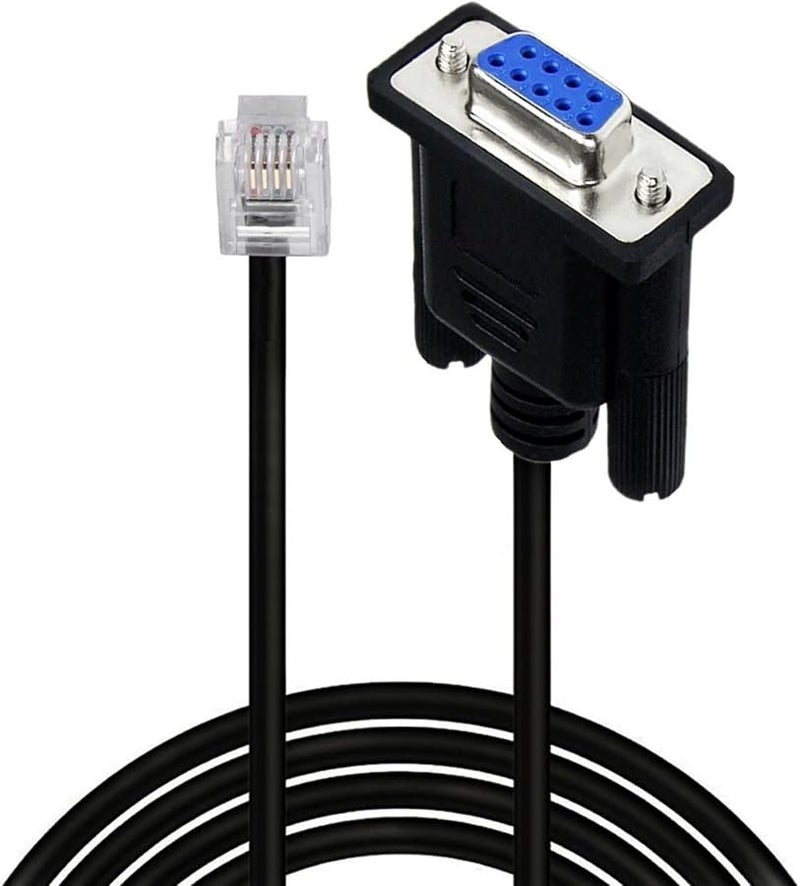 RS232 Female to RJ11 6P4C Console Cable for AP7800 AP7900 PDU Remote Management Data Center Plug and Play - Image 2