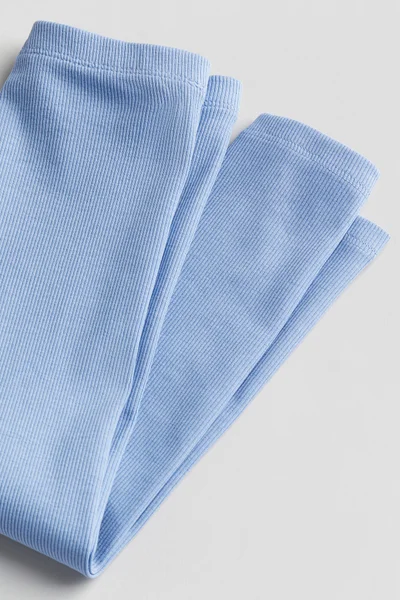H&M Kids Ribbed Jersey Leggings