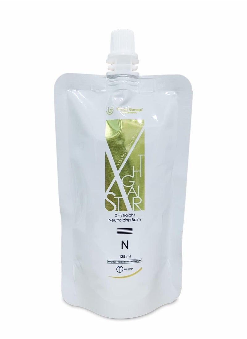 Beauty Garage - Beauty Garage X-Straight Hair Straightening Cream Set (Intense Cream + Neutralizing Cream) 125ml each - Image 1
