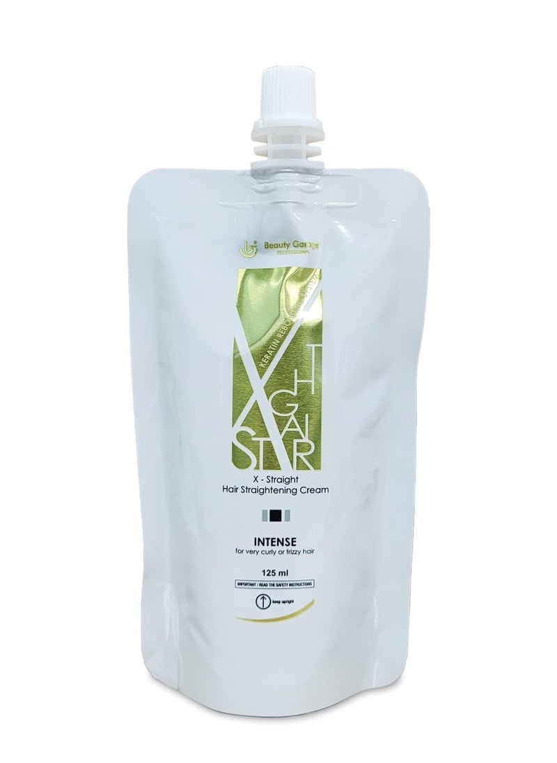 Beauty Garage - Beauty Garage X-Straight Hair Straightening Cream Set (Intense Cream + Neutralizing Cream) 125ml each - Image 1