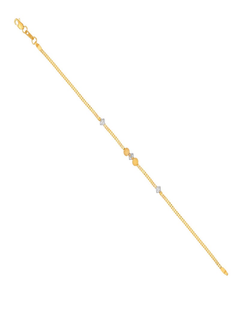 Malabar Gold and Diamonds 22 KT 916 Purity Gold Bracelet AIBR416  - Image 2