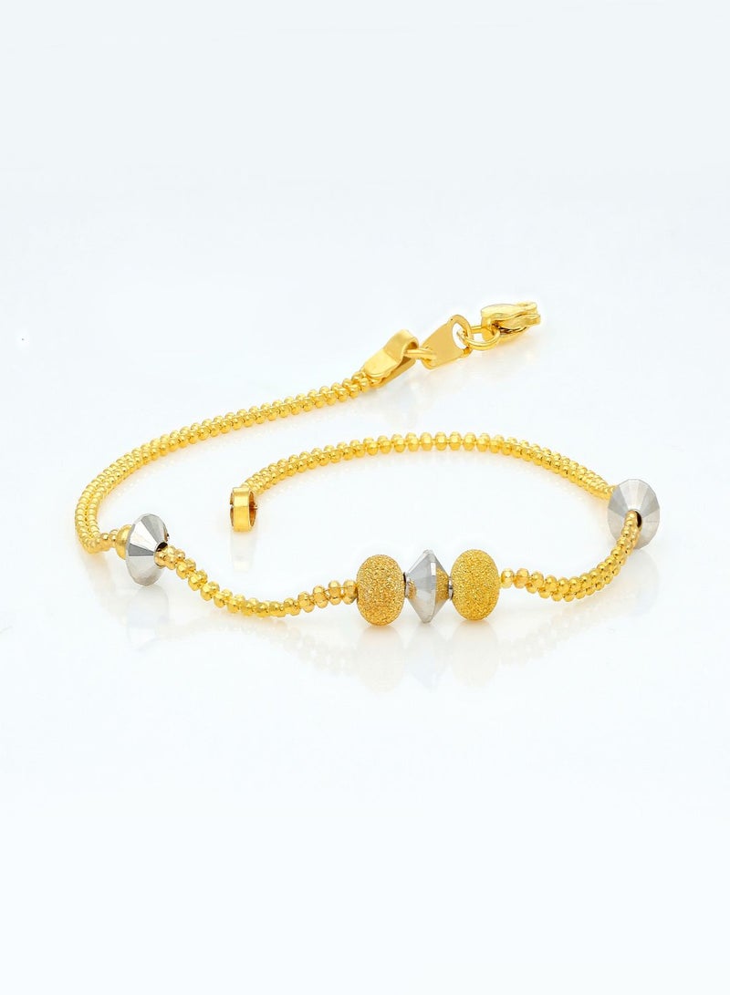 Malabar Gold and Diamonds 22 KT 916 Purity Gold Bracelet AIBR416  - Image 3