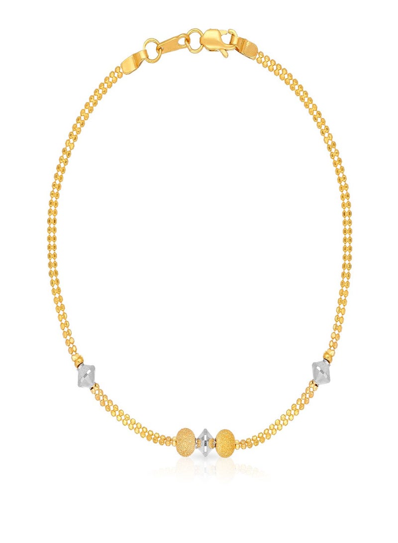 Malabar Gold and Diamonds 22 KT 916 Purity Gold Bracelet AIBR416  - Image 1