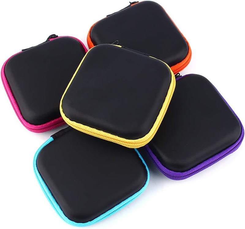 Headphones Storage Pouch Hard Box Earphones Gadget Organization Bag for Square 8 * 7 * 2 USB for Holder for Holder for Organizer Anti Pressure for Organizer Bag Greeting Card Holders - Image 3