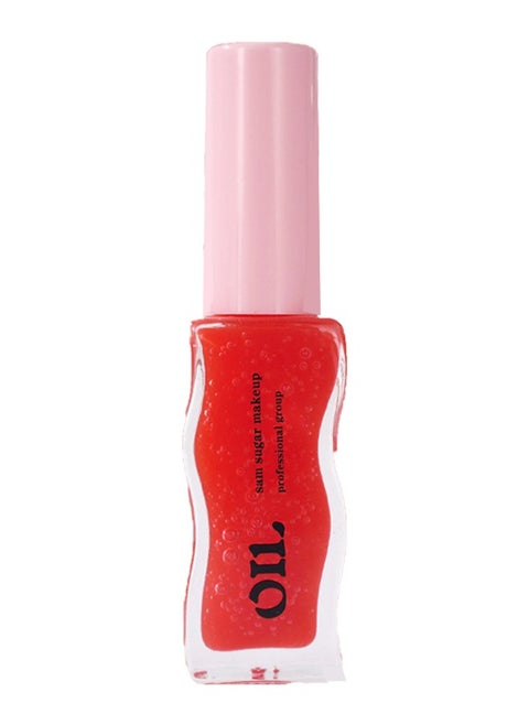 Fruit Honey Lip Care Oil 05#, Strawberry Honey Lip Balm, Smooth + Hydrate Brightening Lip Gloss - 8 ML