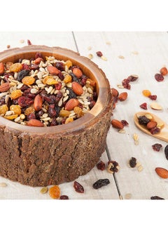 Restaurantware Restaurantware-Medium Round Acacia Wood Serving Bowl Varnished with Bark D6x3 inches, 30 Ounce 1ct Box  - Image 3
