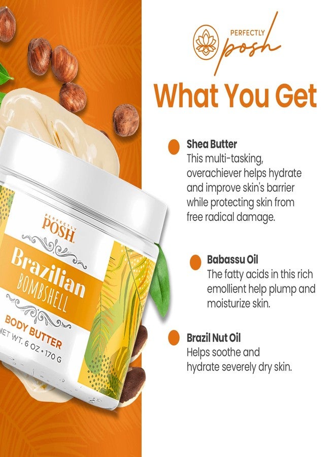 Perfectly Posh - Brazilian Bombshell Body Butter - Shea Body Butter - 170 g - Image 4