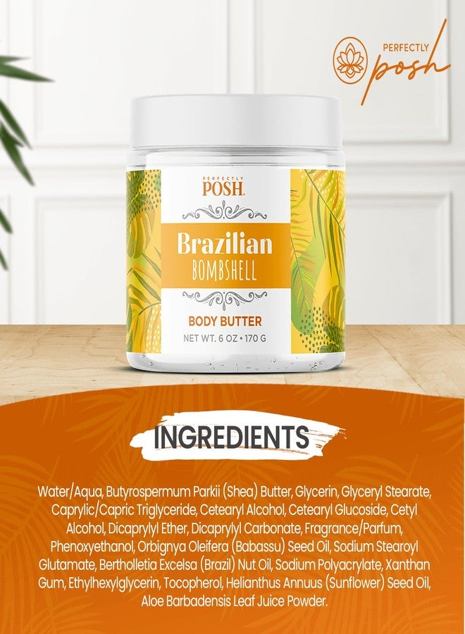 Perfectly Posh - Brazilian Bombshell Body Butter - Shea Body Butter - 170 g - Image 2