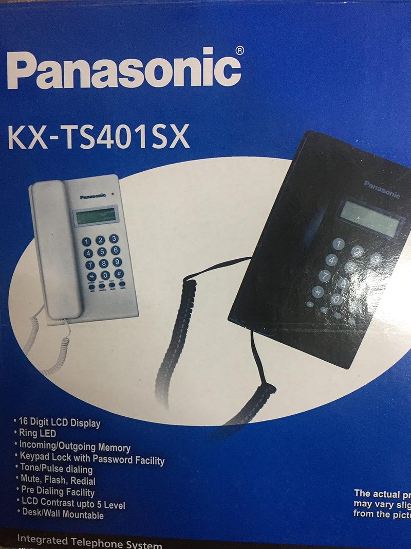 نظام الهاتف السلكي KX-TS401SX (أسود)