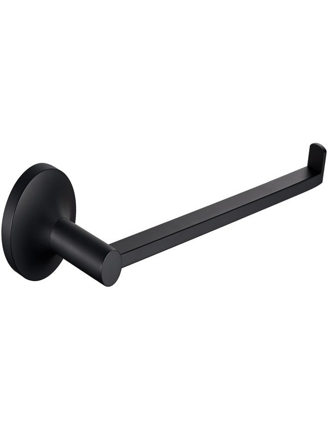 APLusee Matte Black Hand Towel Holder, SUS304 Stainless Steel Towel Holder for Bathroom, Heavy Duty Washcloth Hanger Wall Mounted - Image 1