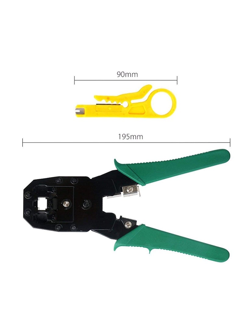 Terabyte 3-in-1 Modular Crimping Tool | RJ45 & RJ11 LAN Cutter | Cat5/Cat5e/Cat6 Network Cable Crimper & Cutter - Image 3