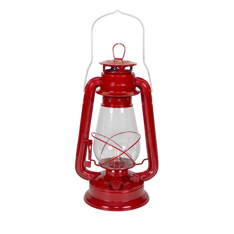 Stansport 12" Hurricane Lantern (127), 12inch, Red - Image 1