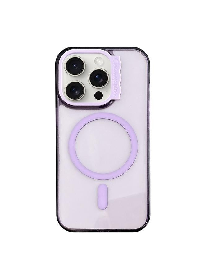 اس-توب جراب هاتف iPhone 15 Pro MagSafe ملون دائري مموج من مادة البولي يوريثين الحراري الهجينة - Image 1