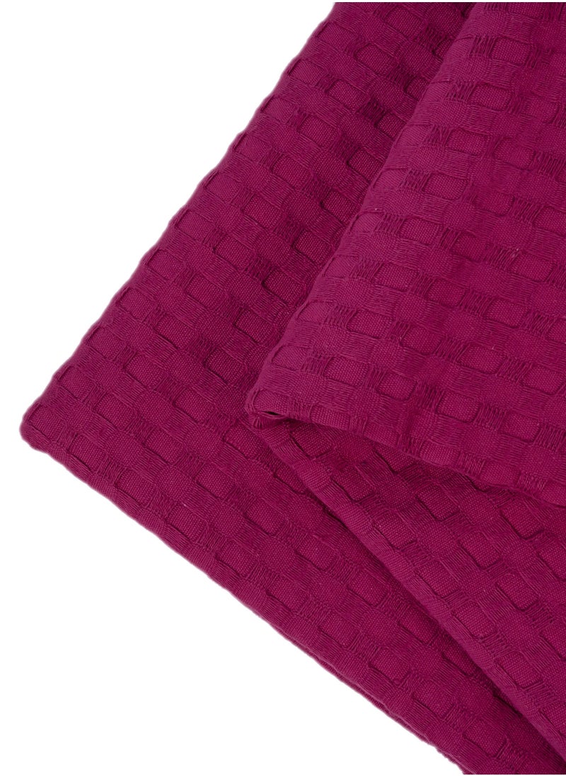 Home of linens مفرش سرير قطني فوشيا 230×250  - Image 3