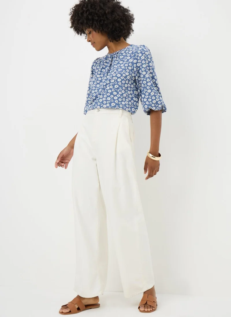 ماتلان Blue Ditsy Floral Blouse