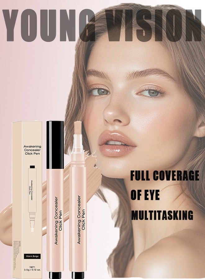 يونج فيجن قلم كونسيلر دقيق - تغطية كاملة للعين متعدد المهام، تصميم قابل للسحب ومقاوم للتلطخ - Image 1