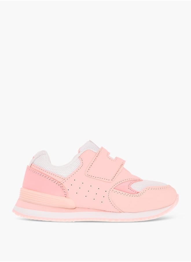 kangaROOS Girls' Logo Detail Sports Shoes with Hook and Loop Closure  - Image 2