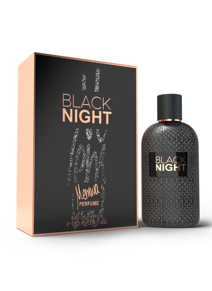 Memwa عطر بلاك نايت طويل الأمد عطر فاخر من نوع Eau De Parfum EDP للرجال والنساء 