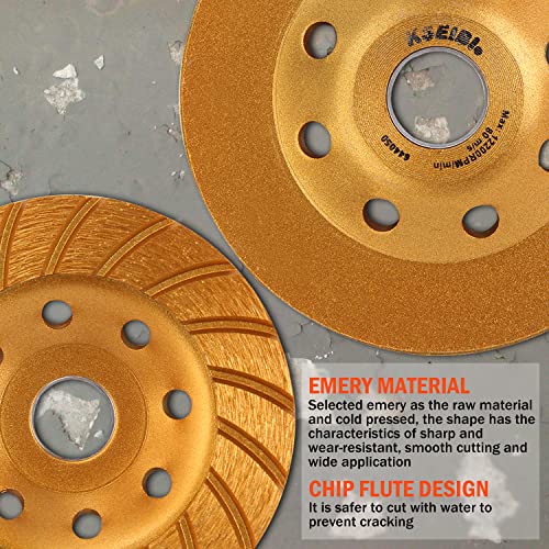 KSEIBI 644052 Super Turbo Diamond Cup Wheel 4-1/2 Inch (115 mm) - Image 4