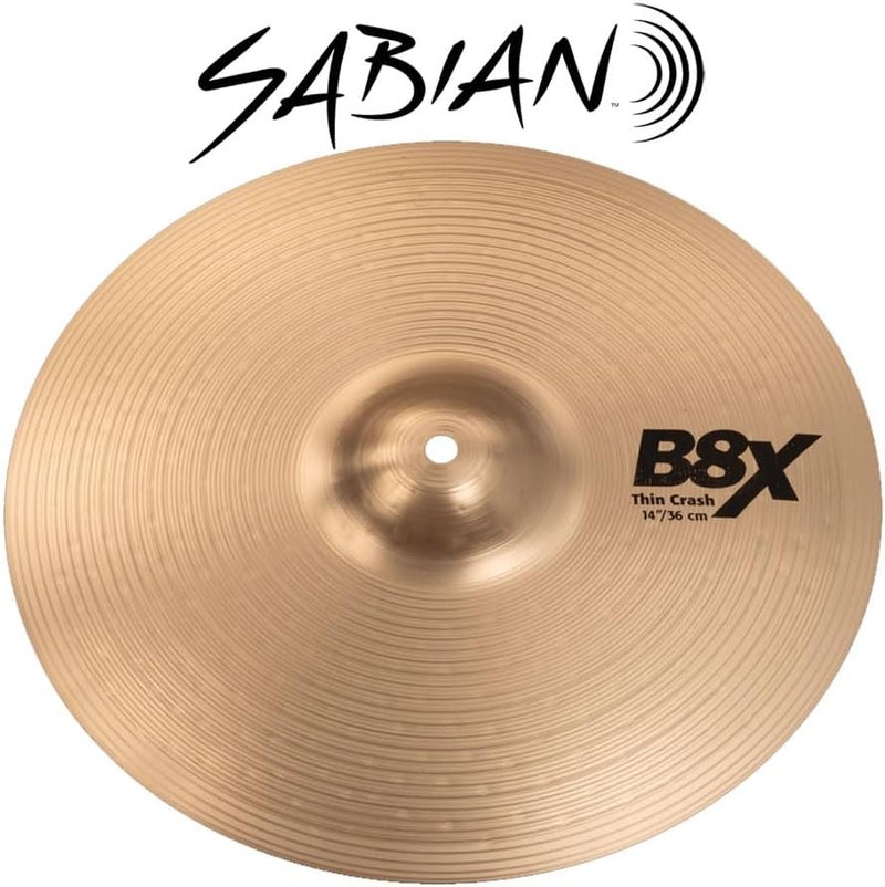 Sabian 14" B8X كراش رفيع - Image 3