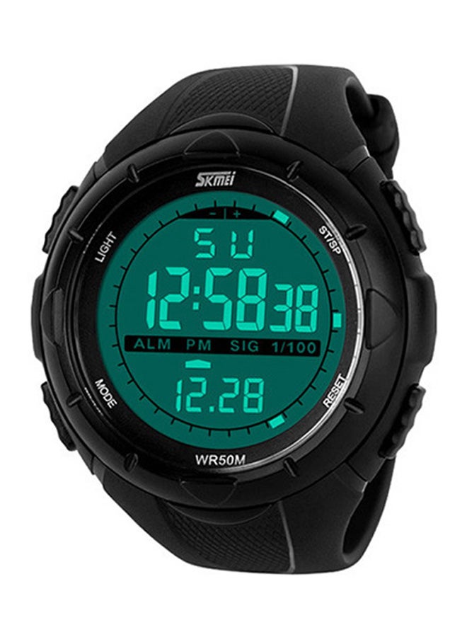 Men's Silicone Digital Watch AM1W371ARMYGREEN_U00491