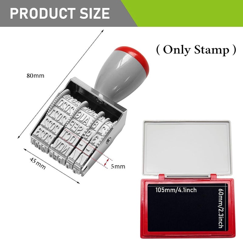 NSSP Dater Stamp (Without Pad/Manual/Rolling Bands)(Pack of-1) - Image 2