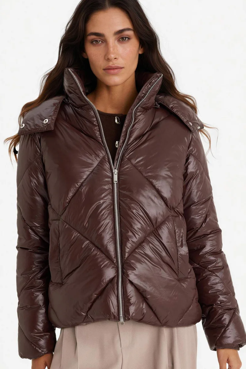 ديفاكتو Waterproof Regular Fit Puffer Jacket