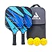 JOOLA Ben Johns Pickleball Set Made with Reinforced Fiberglass and Honeycomb Polypropylene Includes 2 Paddles 4 Balls and JOOLA Pickleball Bag - Image 3