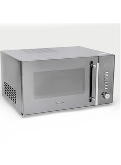 Home Microwave 34L 1500W With Grill Power: 220-240V/50Hz. Microwave power output: 1000 watts. Microwave power: 1500 watts. Grill power: 1300 watts. Capacity: 34 liters. Works grill function. It is characterized by precocity. Multi-stage cooking. Contains an automatic cooking menu. It is characterized by the presence of an end of cooking signal. There is a timer to set the time and an indicator at the end of cooking. Accessories: Microwave window – circular cylinder – hub – control panel – router guide – glass tray – grill heater – metal shelf. The device has 2 cooking stages. It has a heat-insulating handle for easy use.  - Image 1
