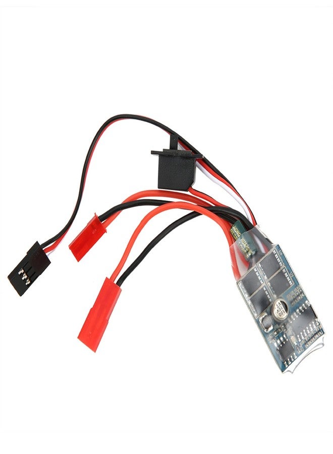 Chazcool ESC Brushed Motor Speed Controller, RC Car ESC for 1/16 1/18 1/24 Car Boat, 30A 4-8V ESC Two Way with Brake - Image 1