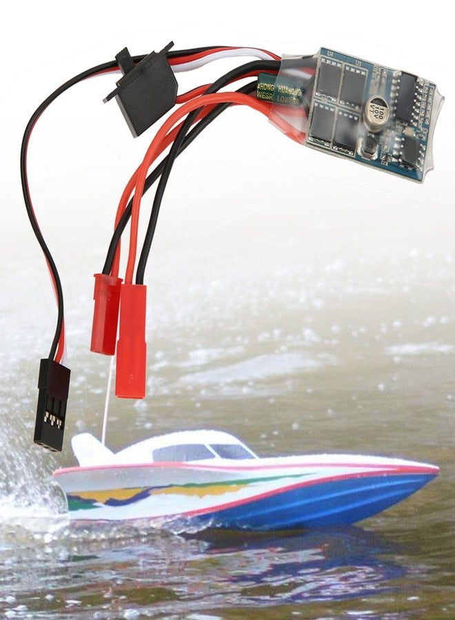 Chazcool ESC Brushed Motor Speed Controller, RC Car ESC for 1/16 1/18 1/24 Car Boat, 30A 4-8V ESC Two Way with Brake - Image 2