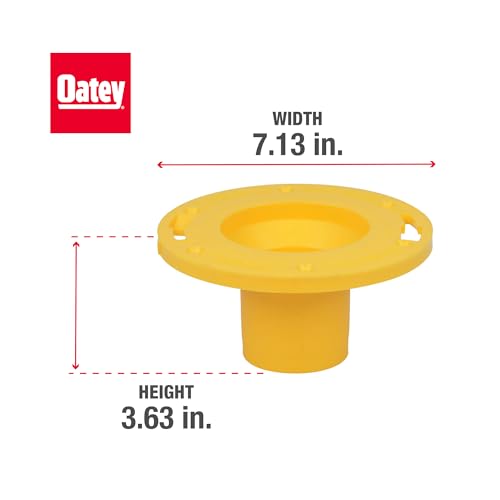 Oatey أوتي 43405 مجموعة ريت مرحاض فلانج موسع فقط، 1 حجم، أصفر - Image 2