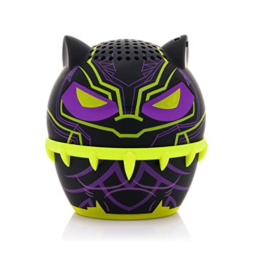Bitty Boomers Marvel Black Panther Blacklight Mini Bluetooth Speaker - Image 1