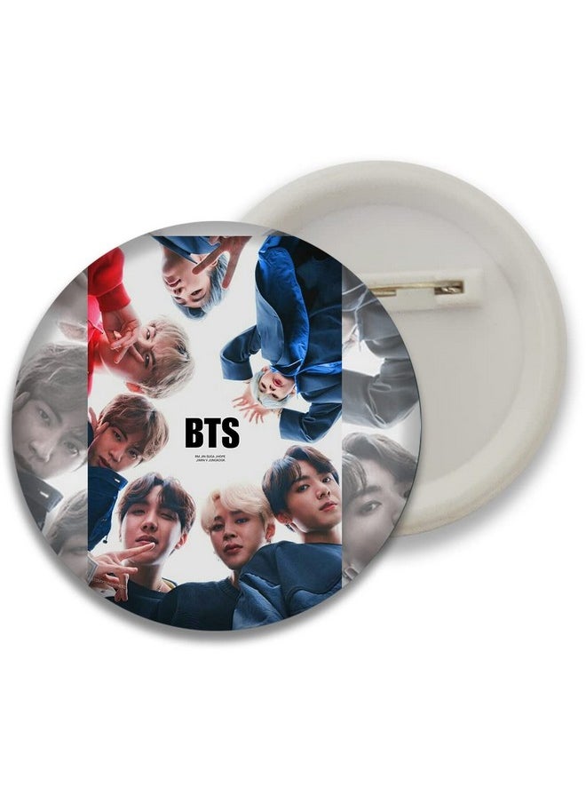 D2c D2C Premium Bts Button Badges/Badge for Girls, Boys, Men & Women with Trendy & Stylish Accessories for Bags/Backpacks Birthday Gift/Decoration/Friends  - Image 4