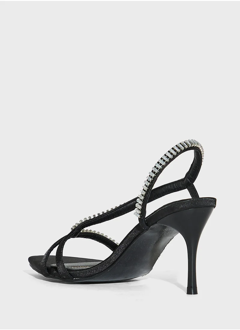 ايلا ليمتد اديشن Pointy Toe  Embellished Heel Sandal