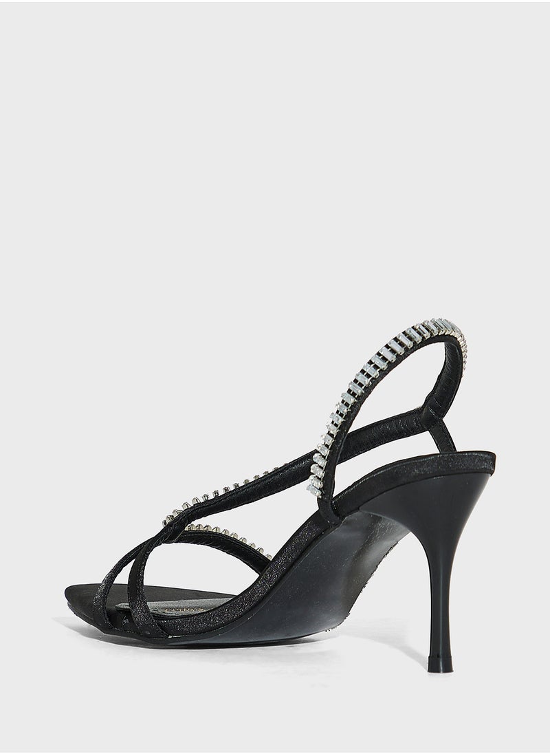 Ella Limited Edition Pointy Toe  Embellished Heel Sandal  - Image 3