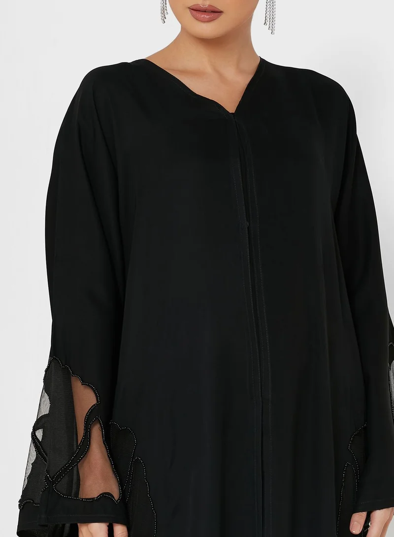 Khizana Printed Abaya