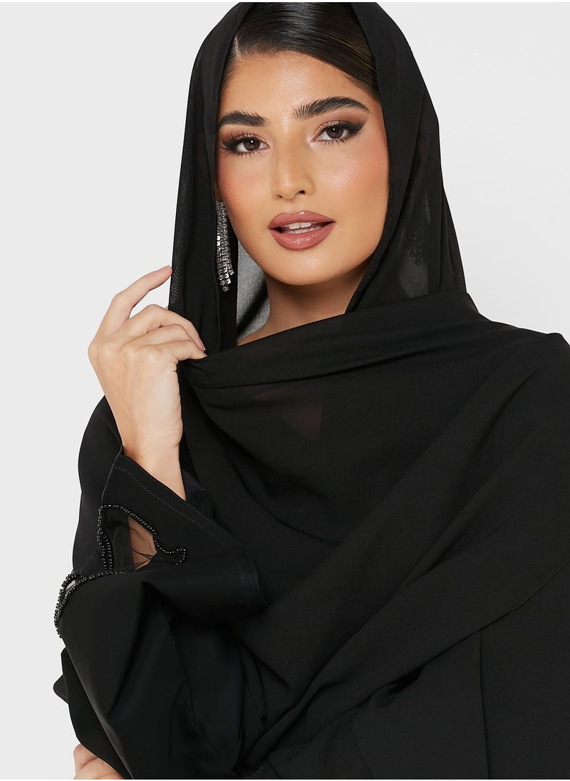 Khizana Printed Abaya  - Image 4