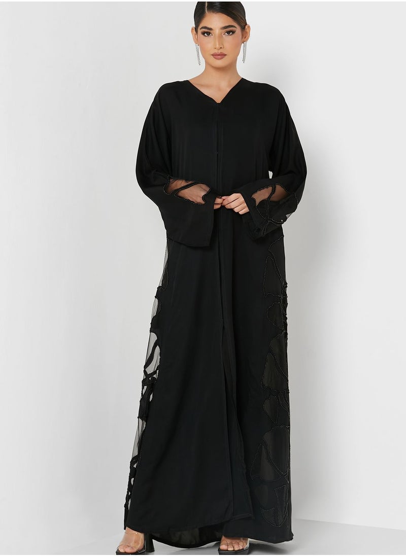 Khizana Printed Abaya  - Image 5