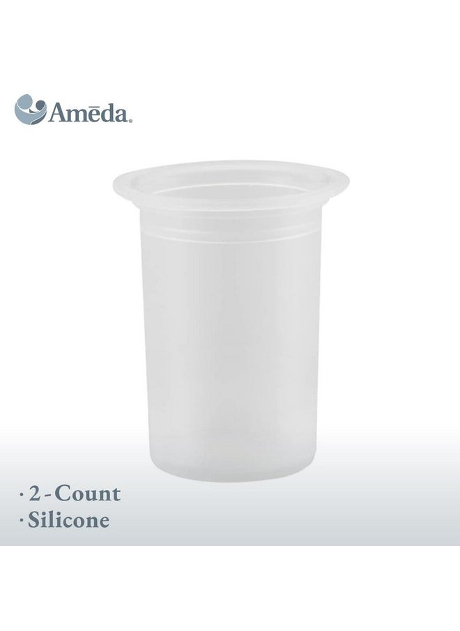 Ameda Universal Silicone Replacement Diaphragms | Ameda Pump Parts | 2 Count | (New & Improved) | Ameda Mya Joy & Mya Joy Plus Breast Pump Parts | Ameda Breast Pump Parts  - Image 4