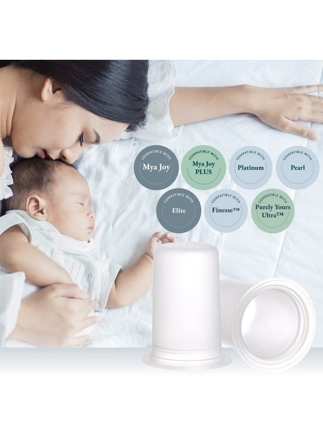 Ameda Universal Silicone Replacement Diaphragms | Ameda Pump Parts | 2 Count | (New & Improved) | Ameda Mya Joy & Mya Joy Plus Breast Pump Parts | Ameda Breast Pump Parts  - Image 3