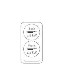 Built-in Vitroceramic Electric Hob 30cm, 2 Hot Plates, 3000 Watt, Touch Control, 9 Power Levels, Child Lock - HPREE V3050 ( Made in Turkey ) - pzsku/Z934BBB33864761B43632Z/45/_/1739612554/3aec4666-b9e5-4278-ba8a-8147dffebfc4