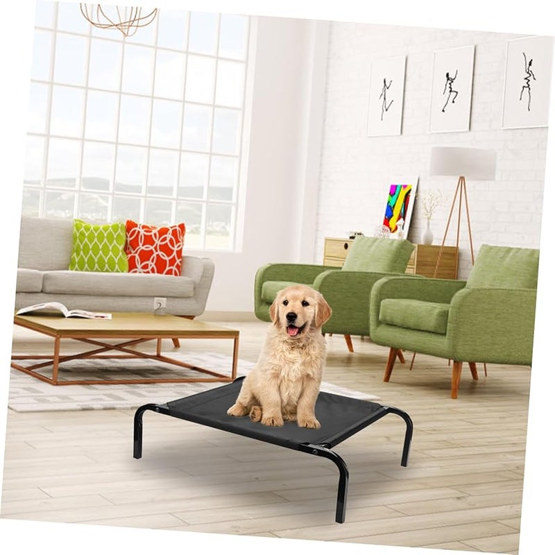 Washable Elevated Dog Bed Detachable Mesh Cover Indoor Outdoor Pet Cot - Image 5