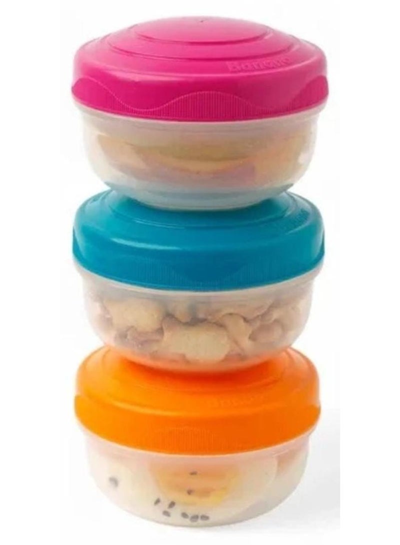 علب بلاستيك ميني للصوصات – طقم 3 قطع بغطاء محكم | مثالية للرحلات واللانش بوكس علب صوص بلاستيك   طقم 3 علب ميني   علب صغيرة محكمة الغلق   علب صوص شفافة   علب بلاستيك للطعام   ميني علب للرحلات   علب صوص للمدرسة - Image 1