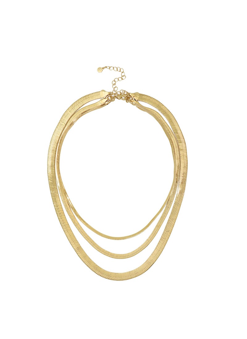 Fashionbox - Jessy Triple Necklace Gold - Image 1