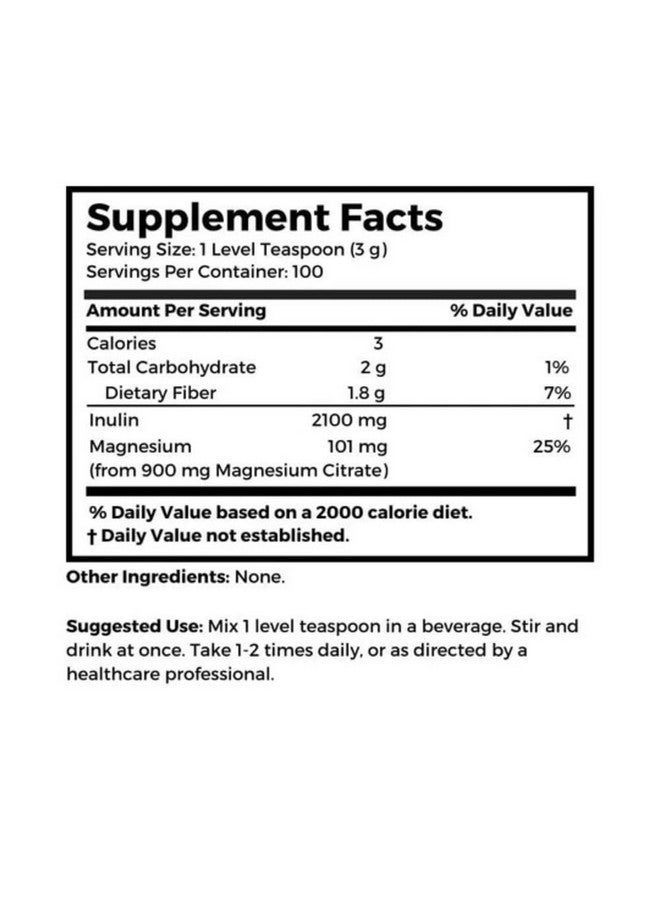 Dr Clark Store Dr. Clark Inulin Powder (FOS) - Prebiotic Soluble Fiber for Gut Health, 300g - Supports Digestive Health & Regularity - Image 2