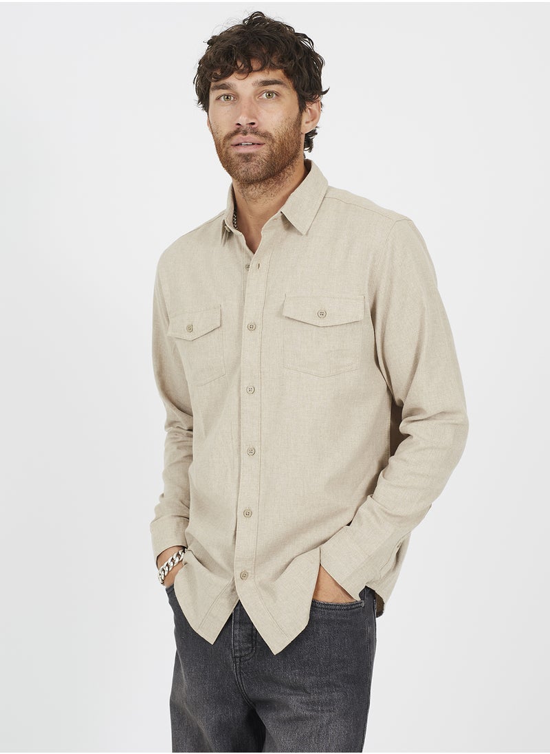 BRAVE SOUL Causal Long Sleeve Shirt  - Image 1
