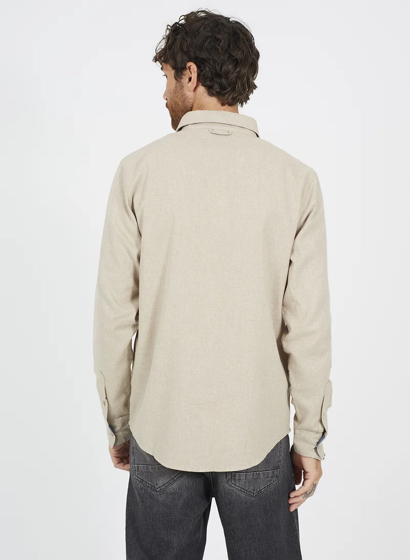برايف سول Causal Long Sleeve Shirt