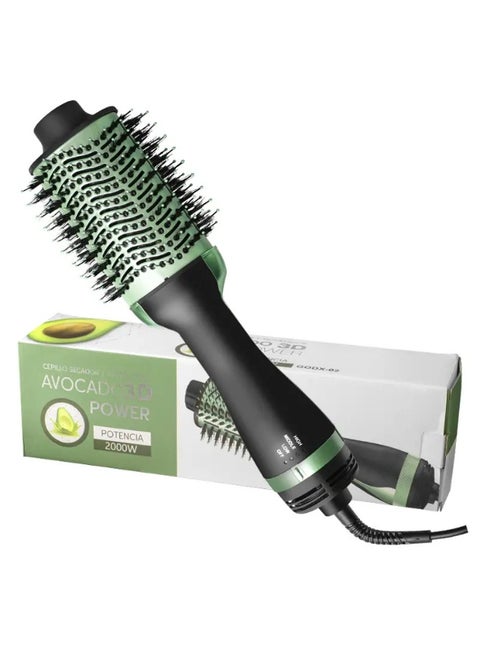 Electric Hair Brush Avocado 3D Power 2000W