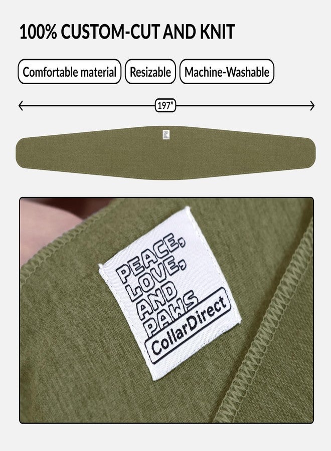 CollarDirect Dog Sling Carrier for Small Dogs - Anti-Anxiety Cat Sling, Puppy Pouch - Pet Sling in Gray Black Blue Green Pink Yellow (Green, Standard) - Image 3